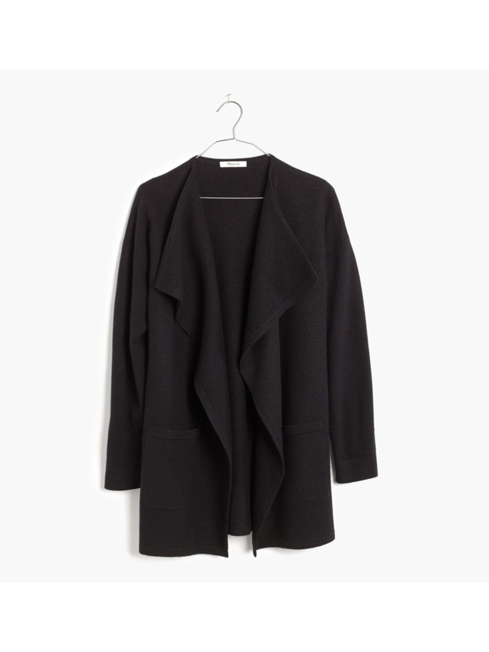 Madewell 100% Merino Wool Meridian Sweater Jacket Waterfall Cardigan XXS/XS